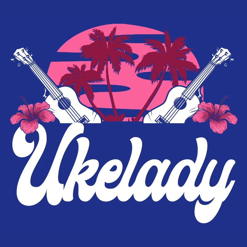 Ukulélé hawaïen Uke Ukelady