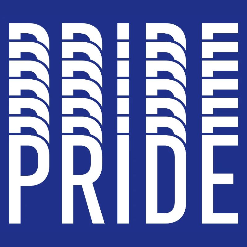 Pride Typography in Color Clusters