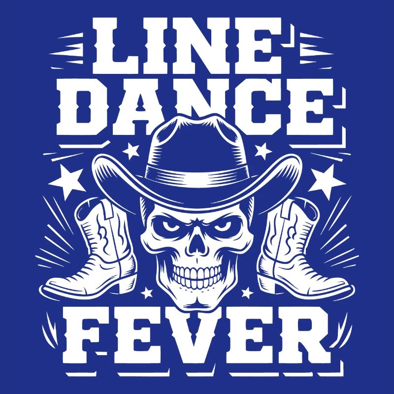 Line Dance Fever Skull