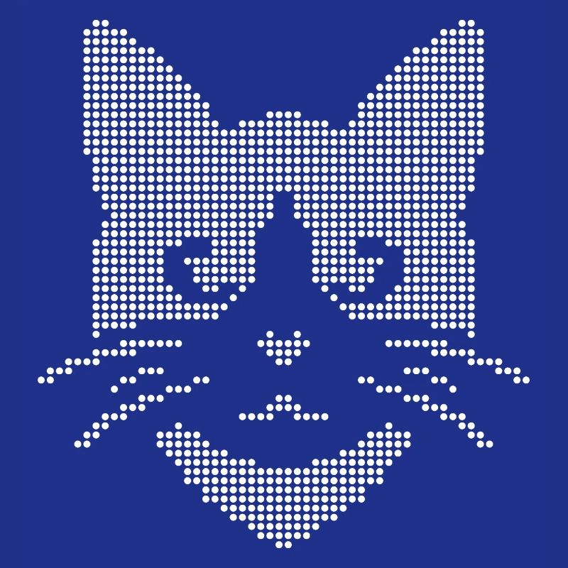 Halbton-Katzengesicht