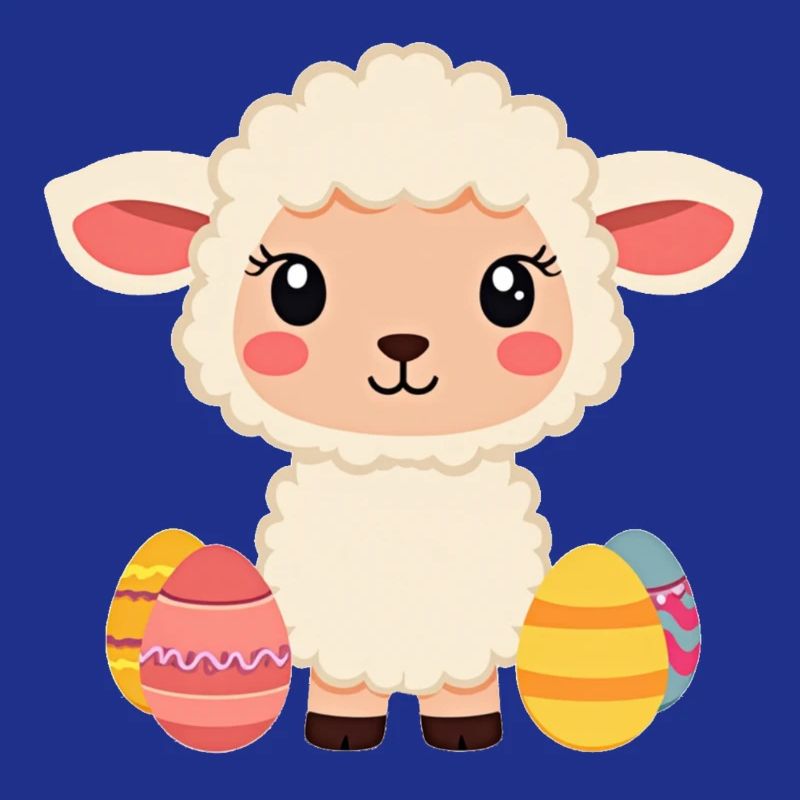 Schaf an Ostern 