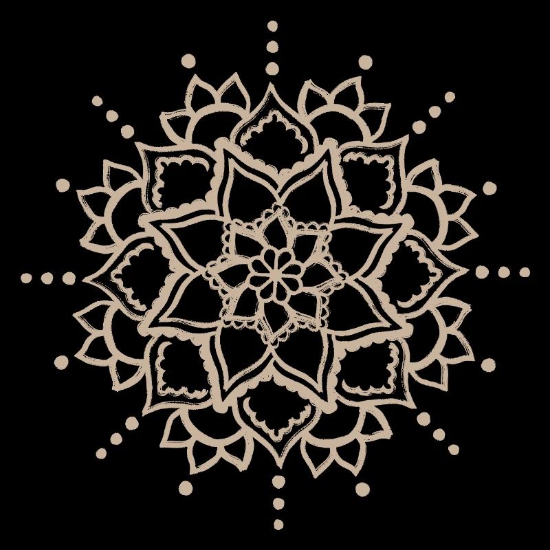 Fleur Mandala beige