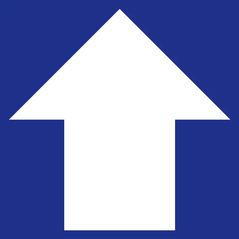 Panneau flèche vers le haut