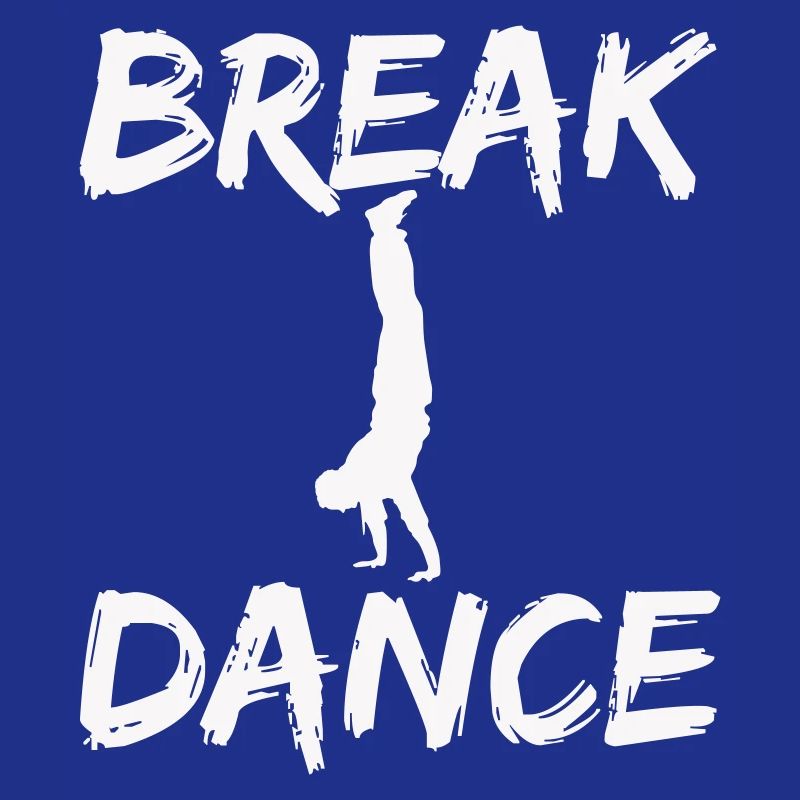 Breakdance Silhouette Motif