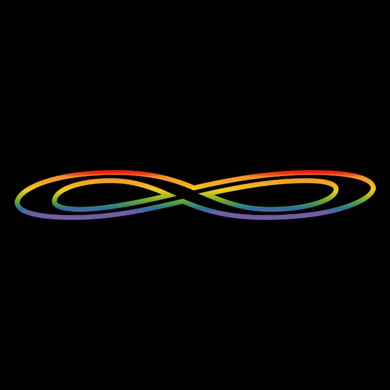 Regenbogen breite Unendlichkeit
