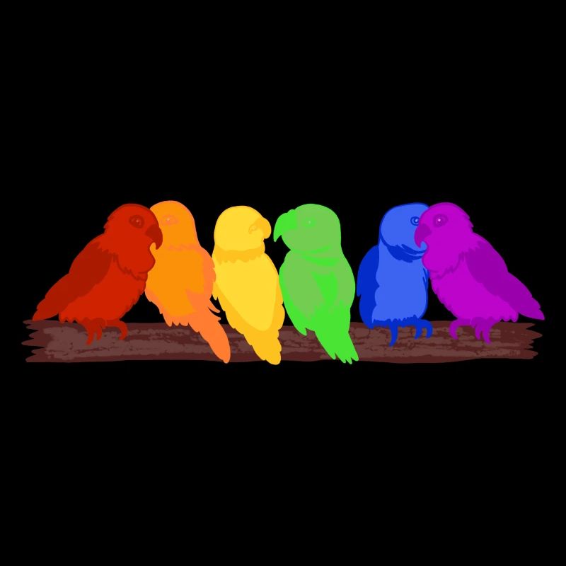 Regenbogen der Vögel