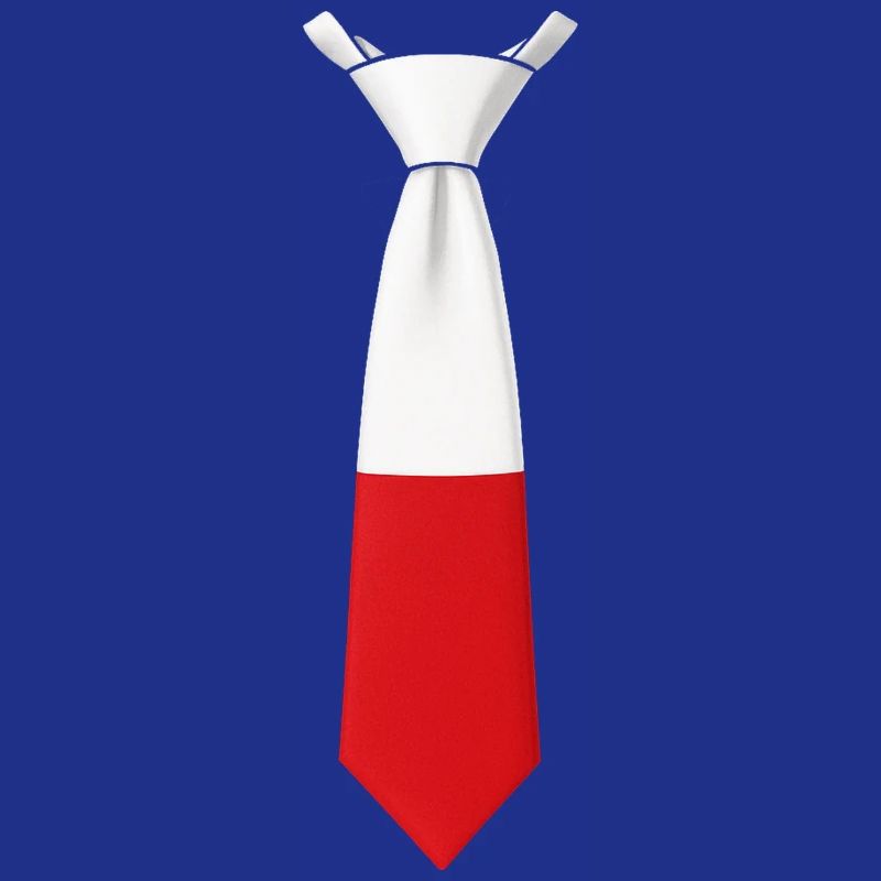 Cravate Pologne – Conception du drapeau