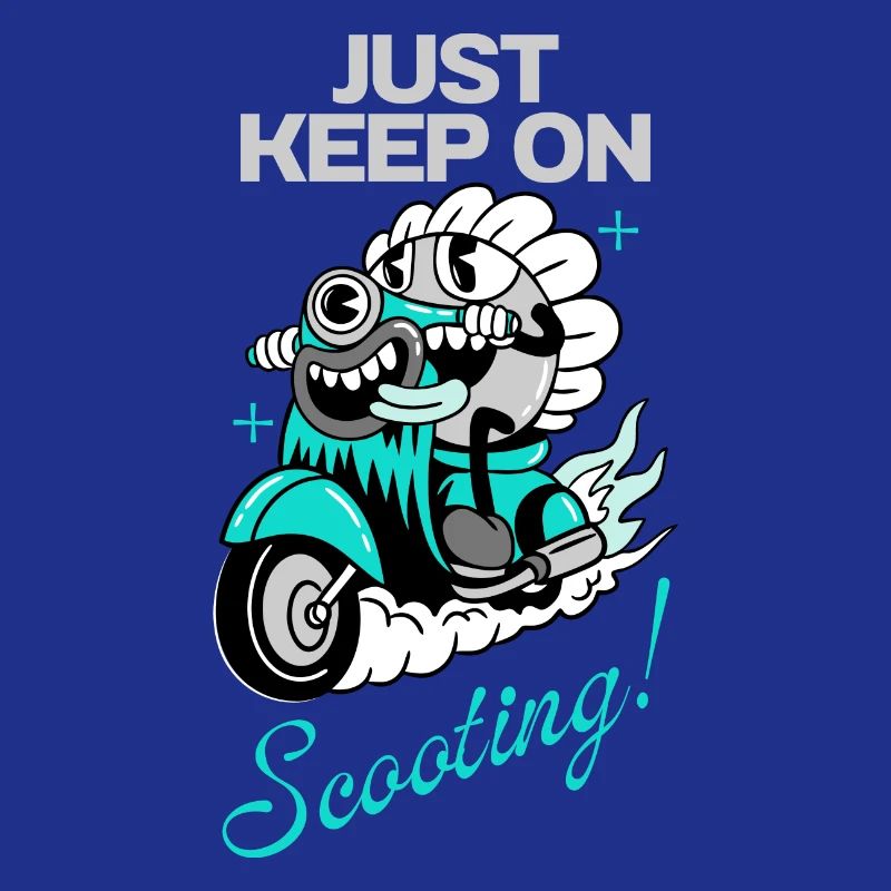 Just Keep On Scooting – Comic Scooter Fun