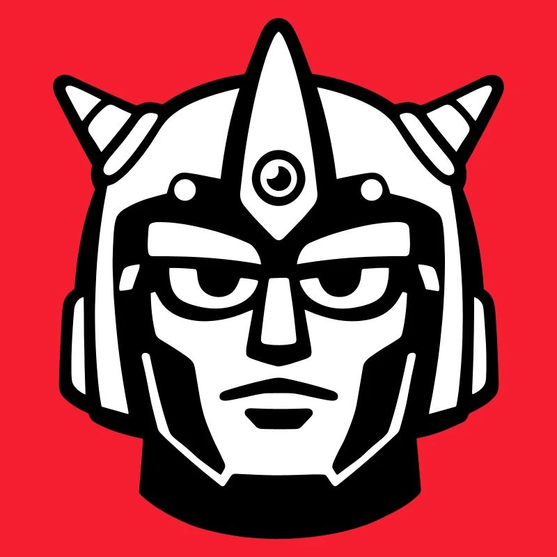 Casque de visage robot Doomforge