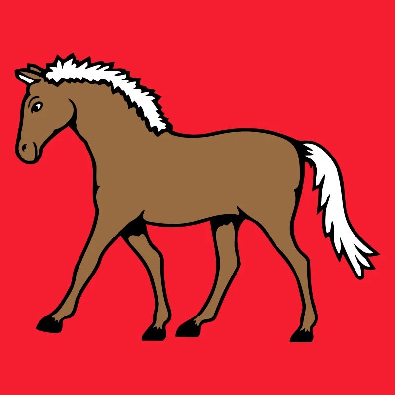 cheval course va cavalier dessin animé équitation mignon bande dessinée