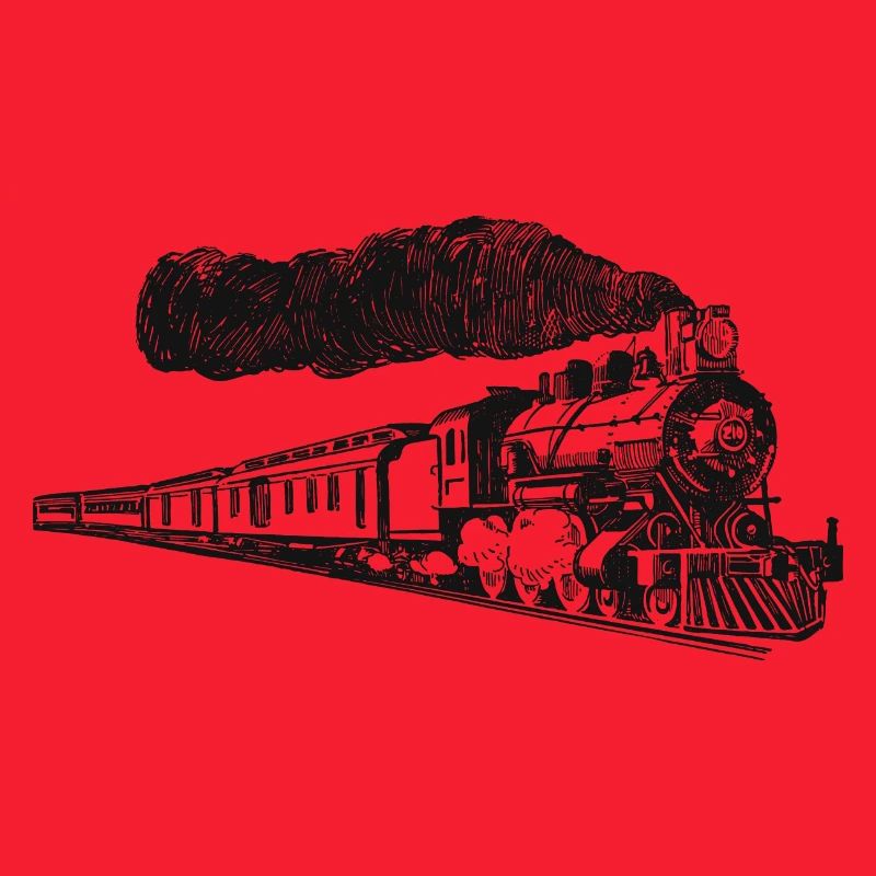 Zug-eisenbahn-dampflok-lo