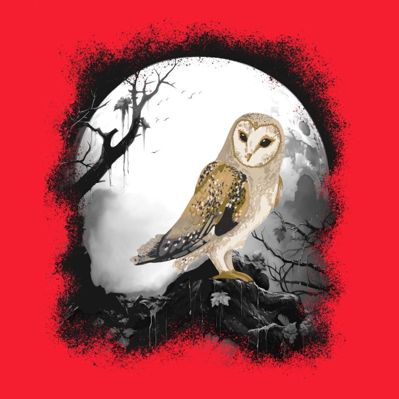 mystisch Eule Eulen Waldbewohner Märchen Kind