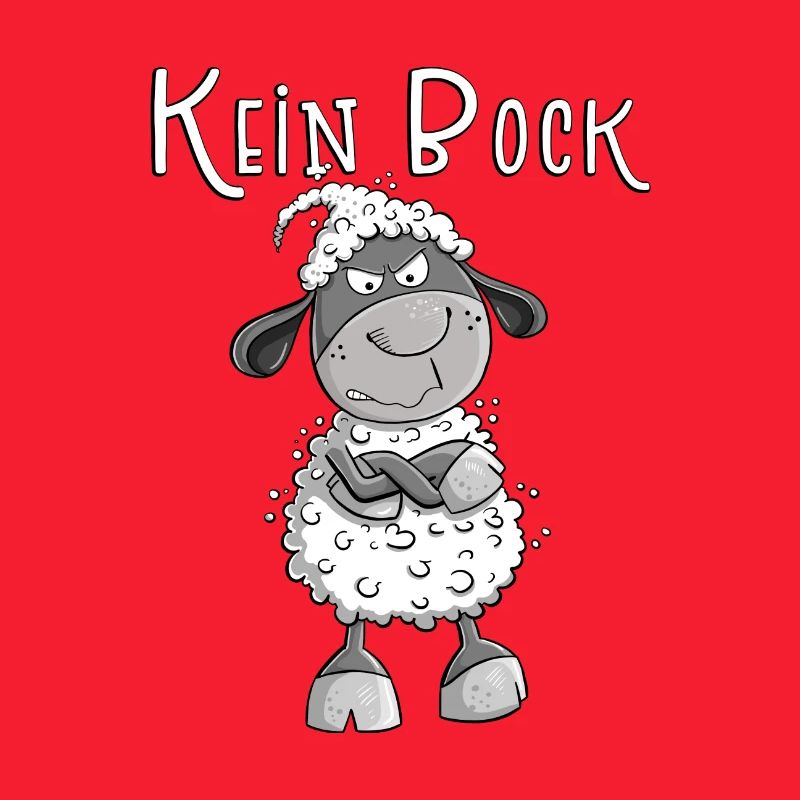 Kein Bock Schaf I Nein Statement Fun Sprüche