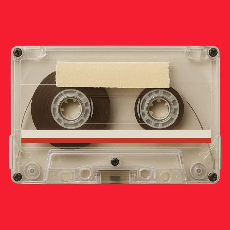 Cassette Transparente – Mixtape Rétro