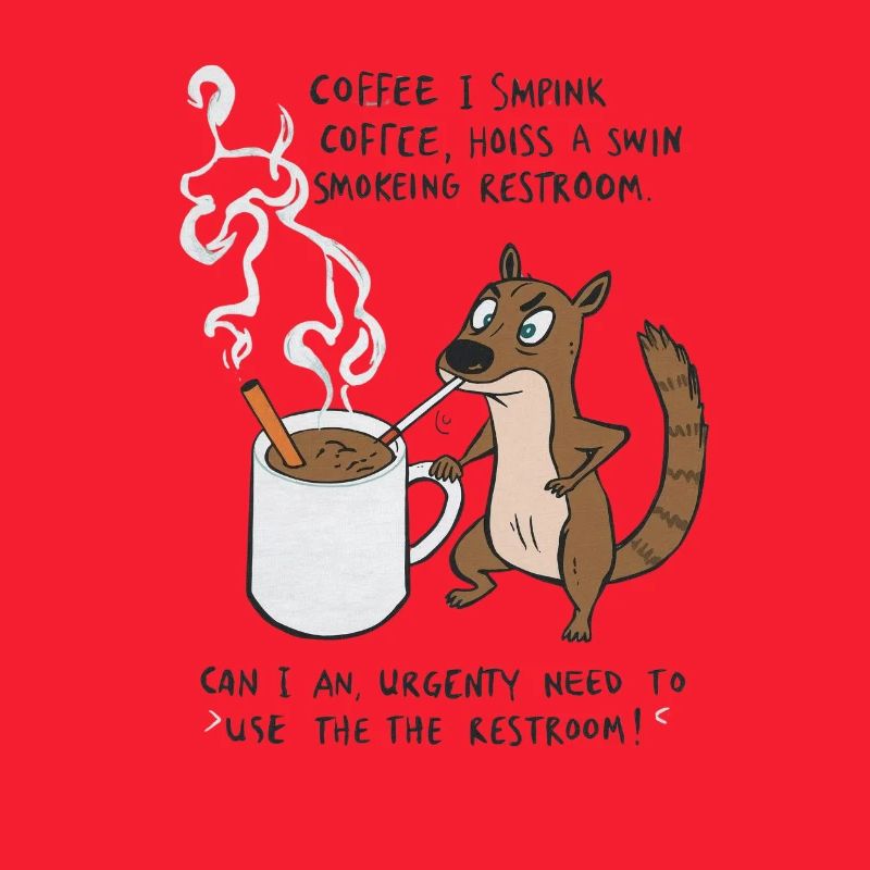 Kaffee Notfall Beutier Eichhörnchen Kippe 