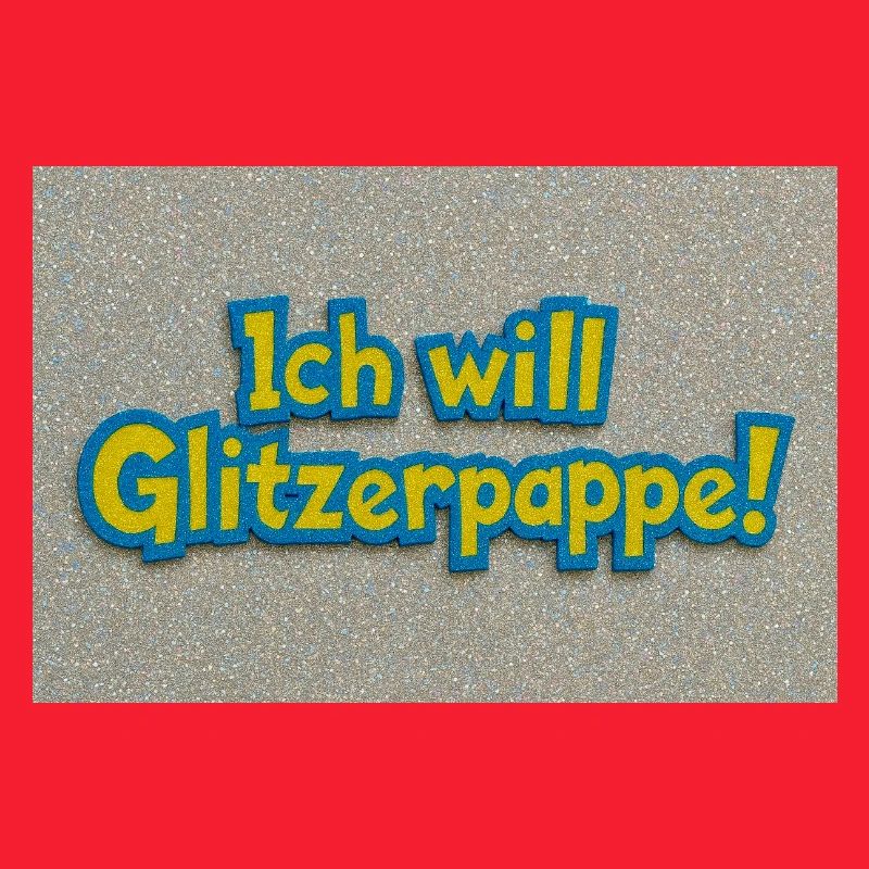 Ich will Glitzerpappe!