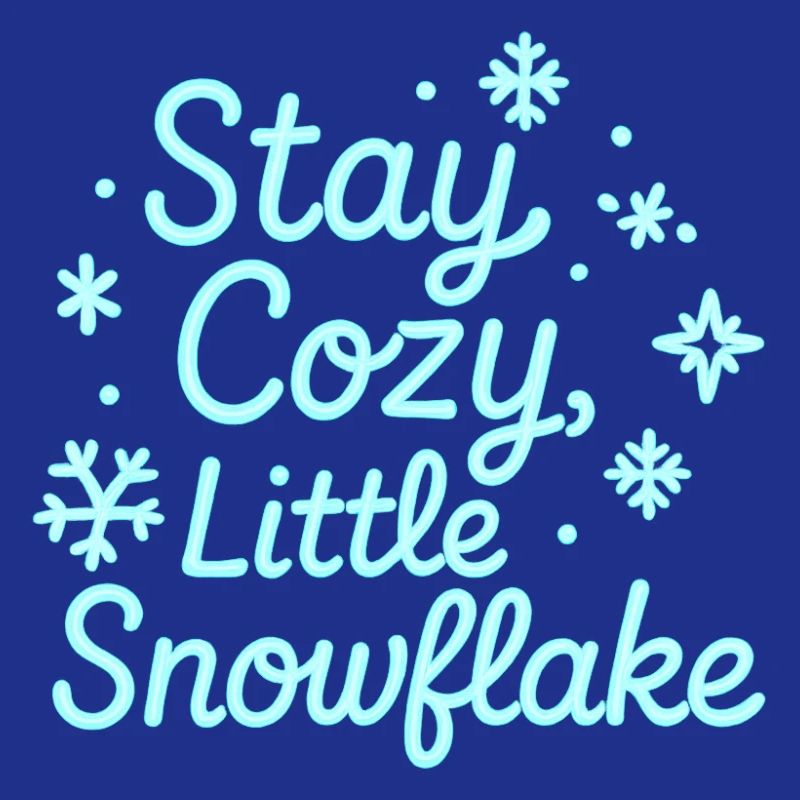 Reste Confortable Néon Script