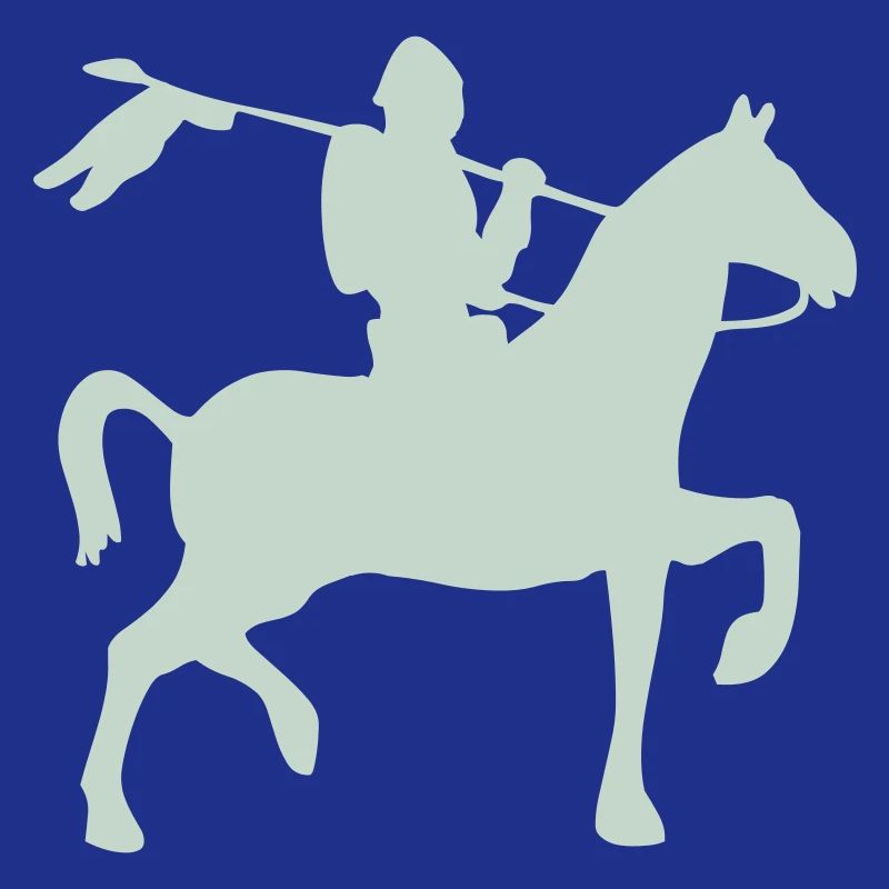 Chevalier guerrier à cheval