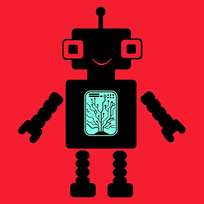 Roboter Comic