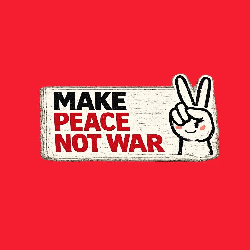 War No More – Sticker Peace & Humanity 