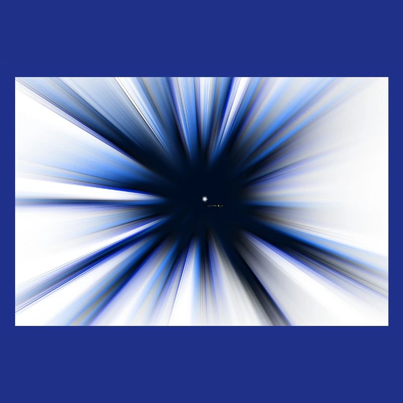 Motif amusant - Effet rayons bleus – Explosion radiale