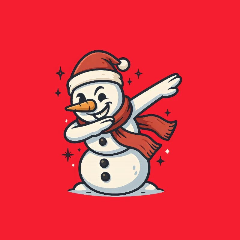 Dabbing Snowman Dab