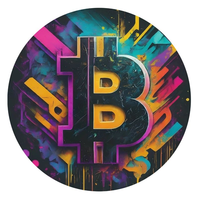 Bitcoin-Explosion der Farben