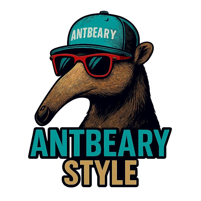 Antbeary Style Aardvark Cartoon