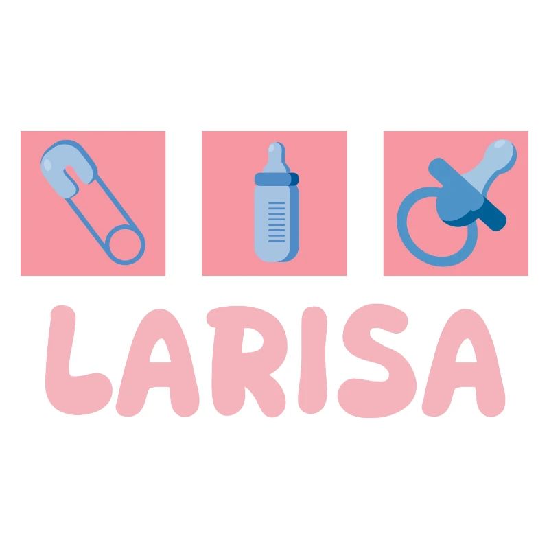 Larisa as a pacifier