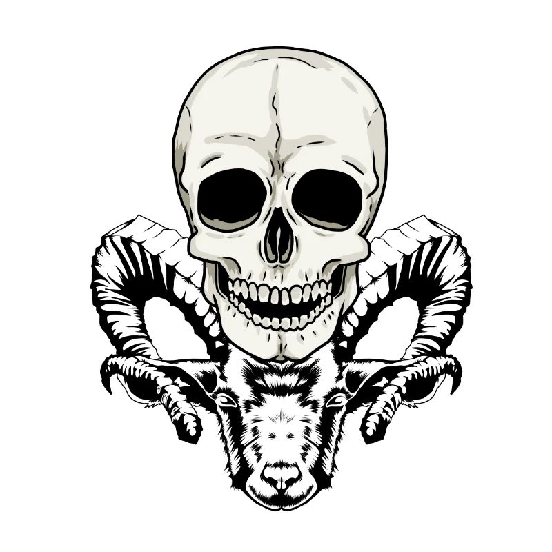 Horror Devil Satan Demon Skull Halloween