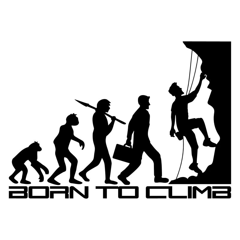 né pour gravir l'évolution évolution née raide