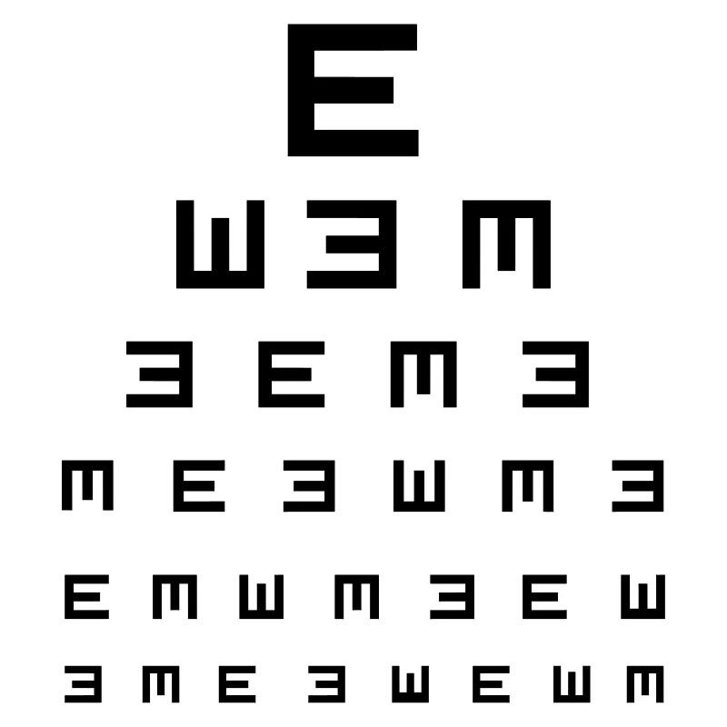 Test oculaire