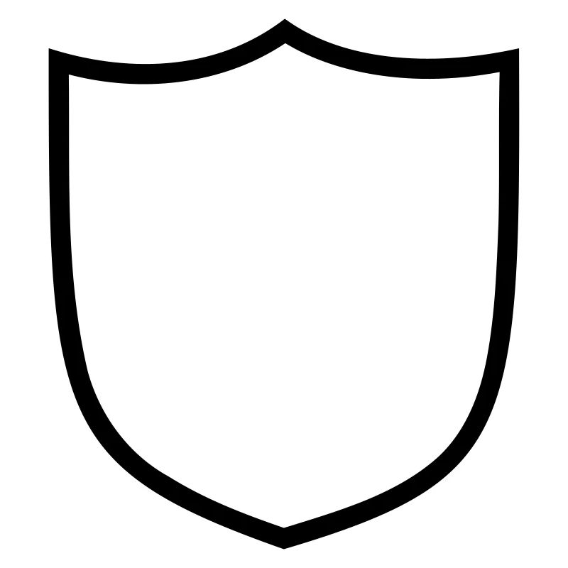 Wappen leer Vorlage Schild Abzeichen Logo