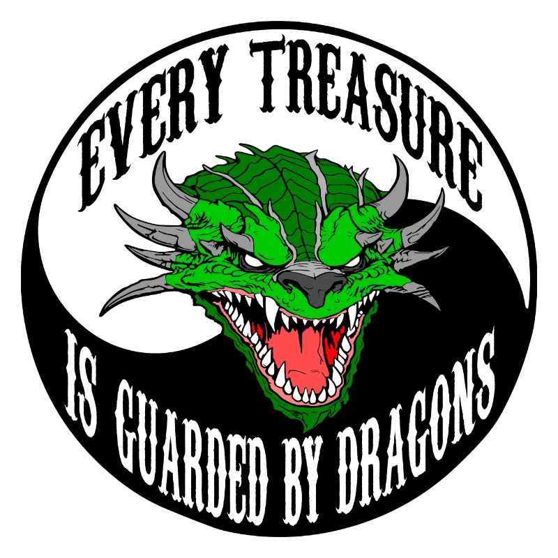jeder Schatz wird von Drachen beschützt