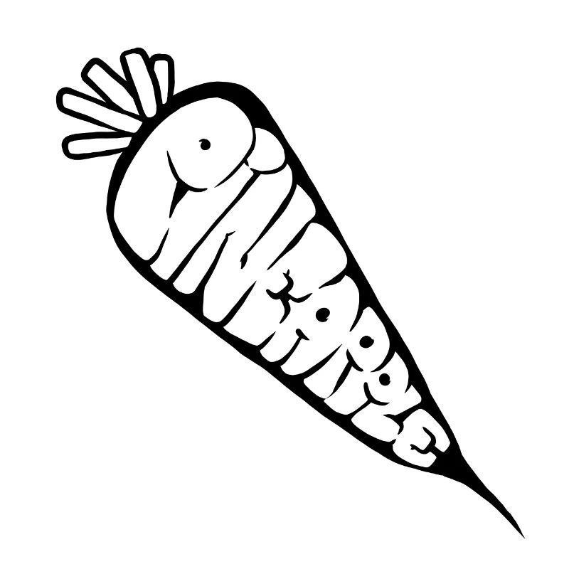 Carotte Ananas Graff (stencil)