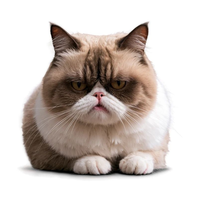 Grumpy Monday Cat, Mürrische Katze, Montagsmuffel