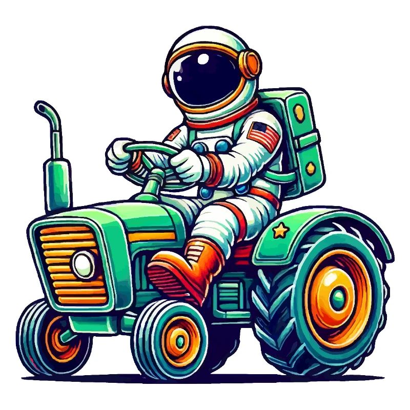 Astronaut Traktor
