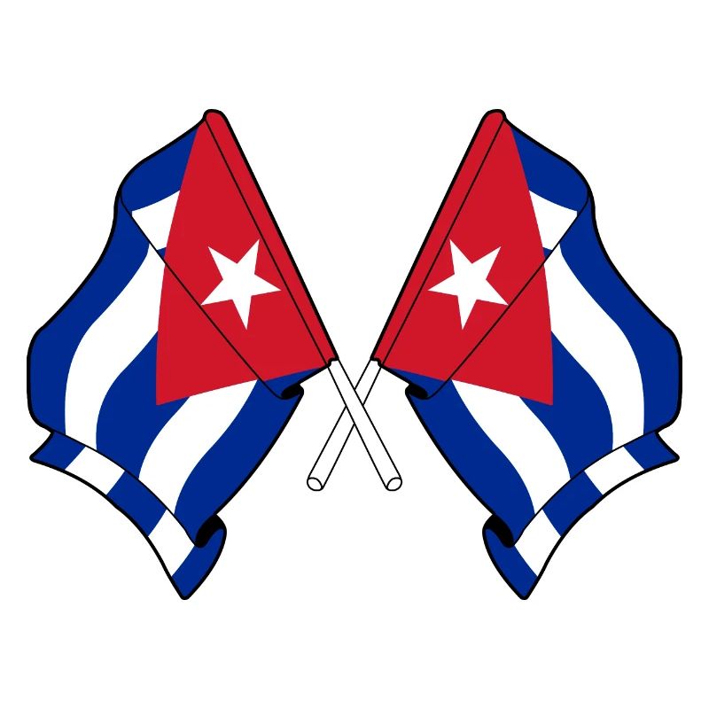 Deux drapeaux de Cuba
