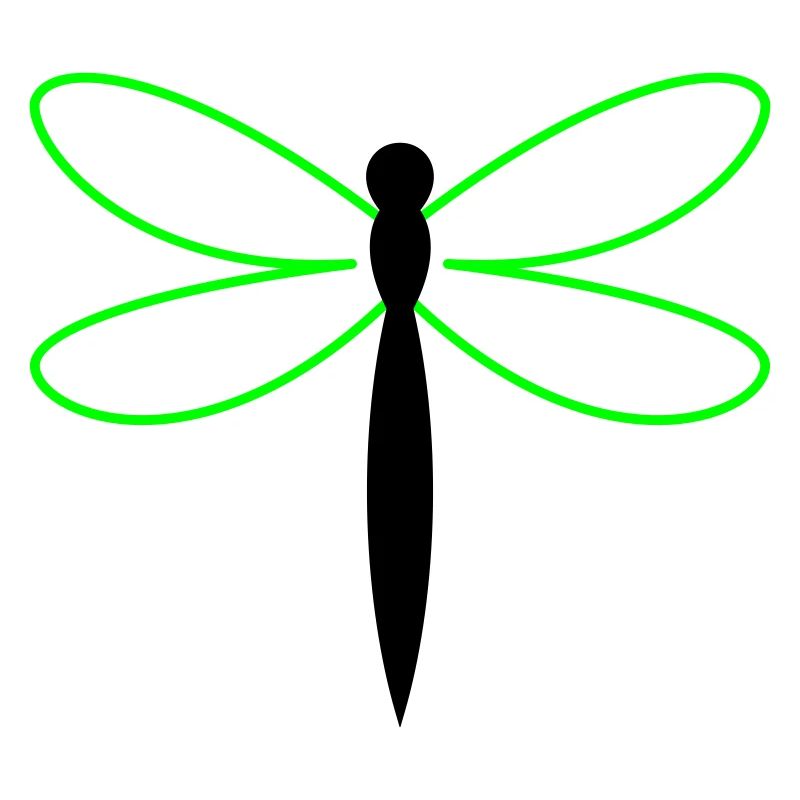 Silhouette de la Libellule