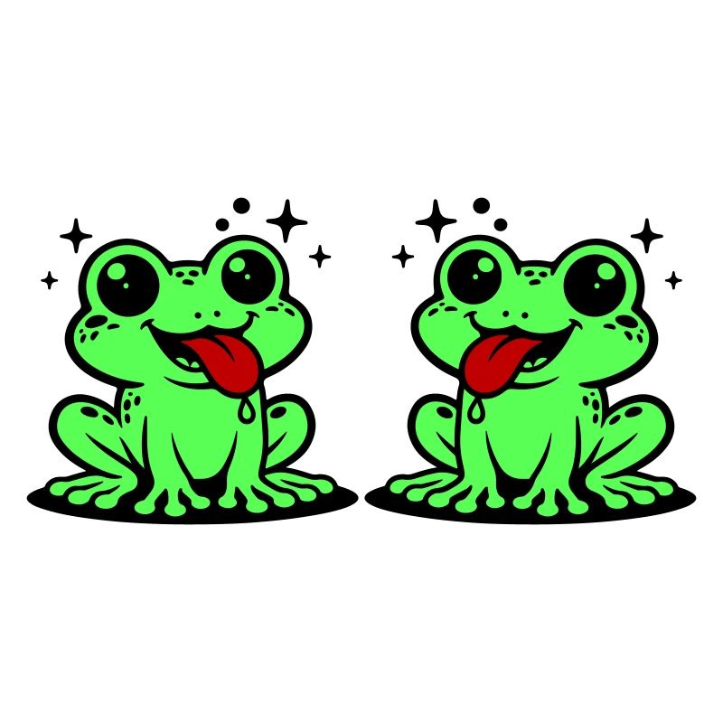 Toad couple frog
