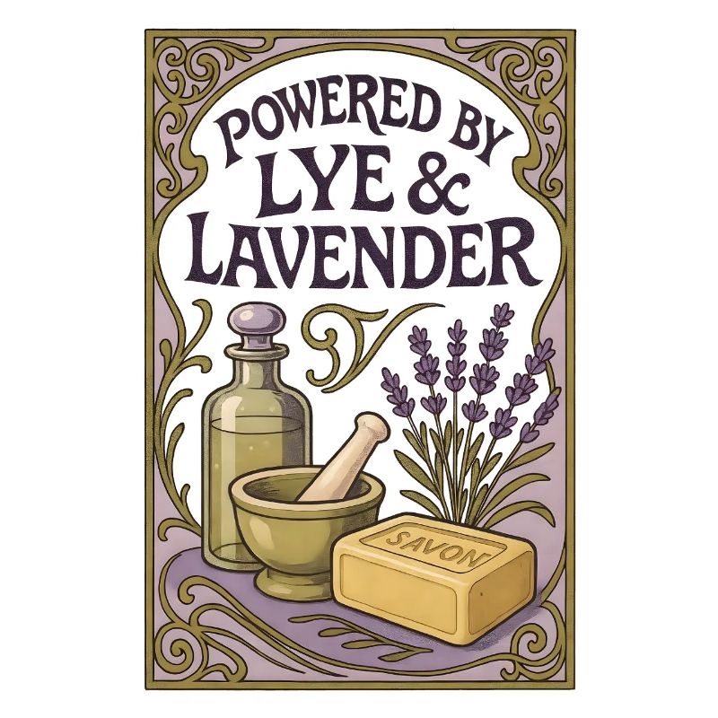 Lye & Lavender | Soap boiling