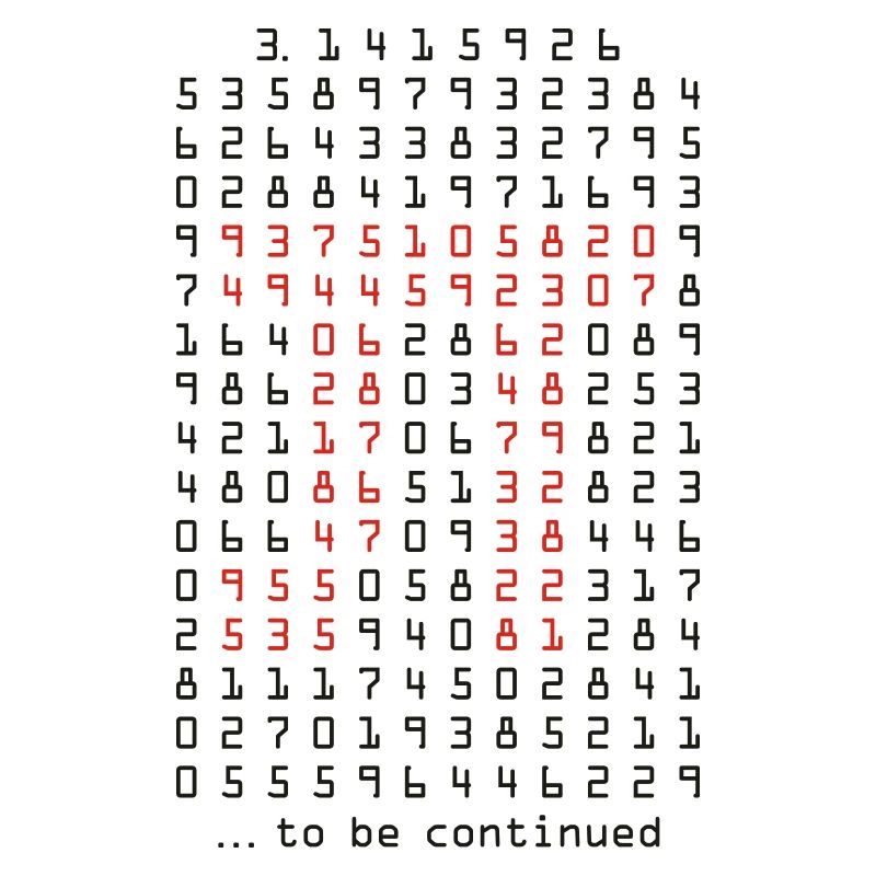 pi - 3,14159265 - nerd - mathematik