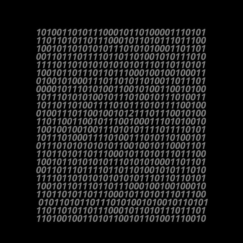 Binary code logo
