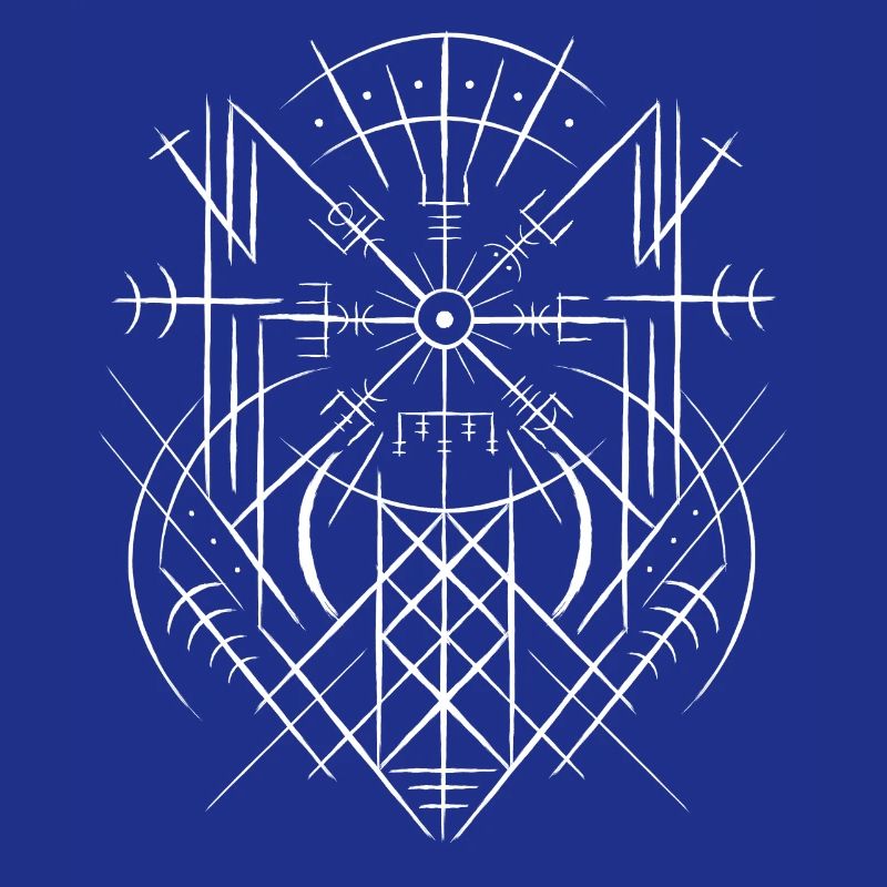 Vegvisir Runic Compass Celtes Viking Web Wyrd