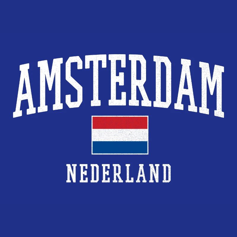 Conception du drapeau Amsterdam NL