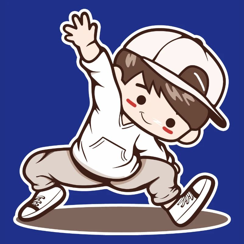Petit garçon de breakdance