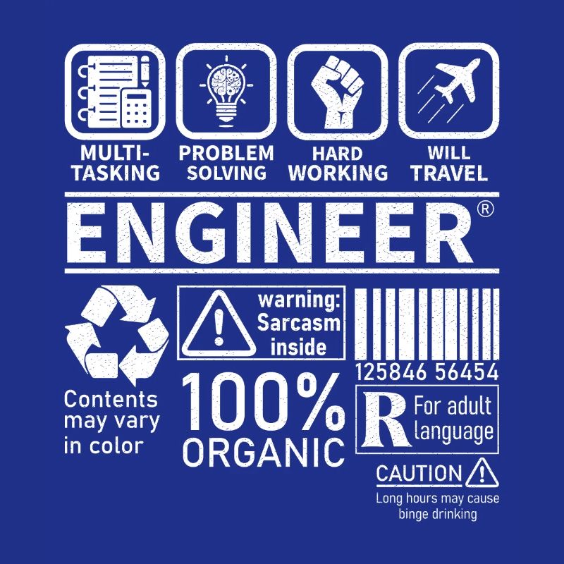 engineer multitasking problem solving hard working