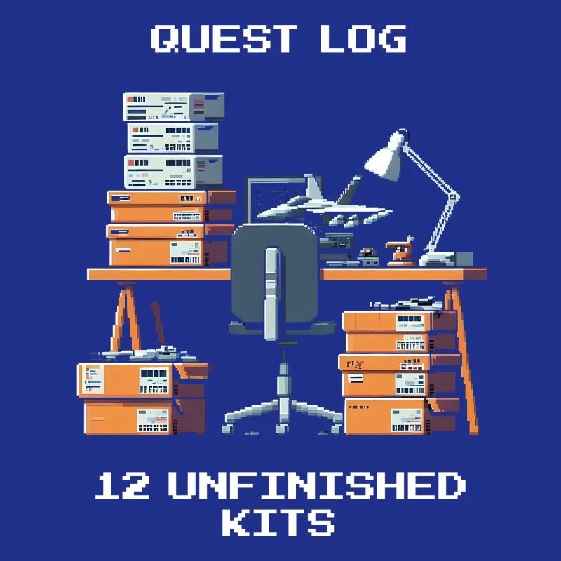 Quest Log: 12 Unfinished Kits | Model making