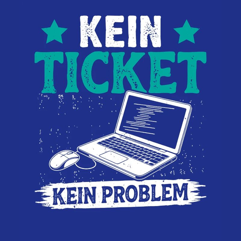 Ordinateur de nerd PAS DE TICKET PAS DE PROBLÈME DRÔLE