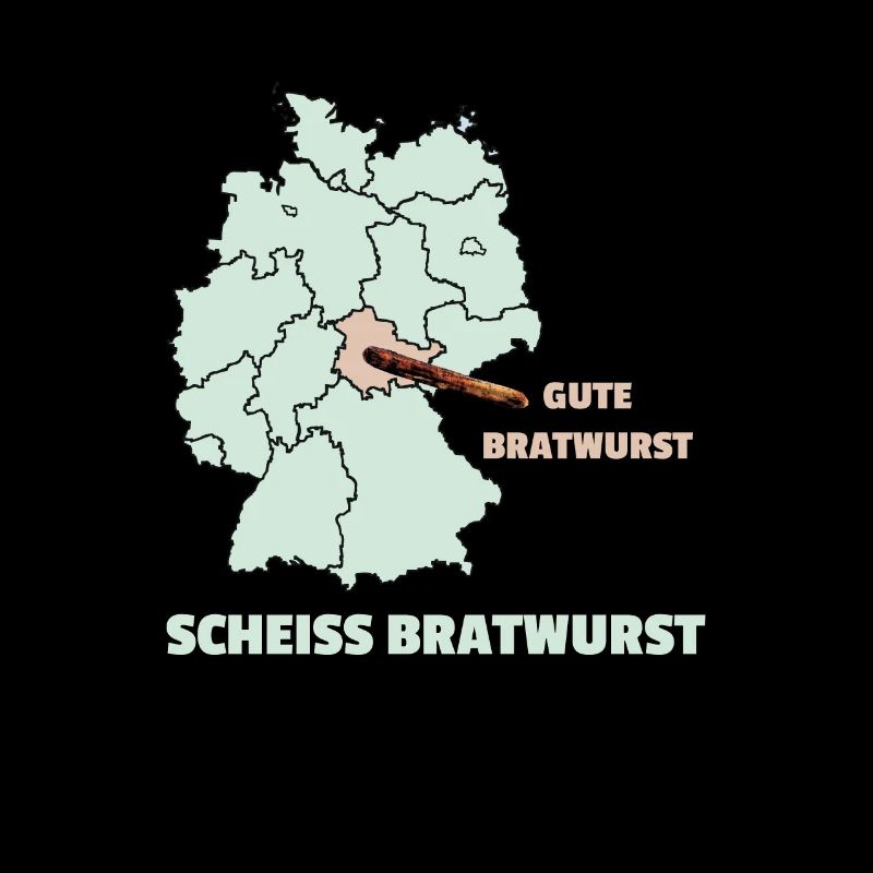 Thüringen Bratwurst Bratwürste Senf Geschenk